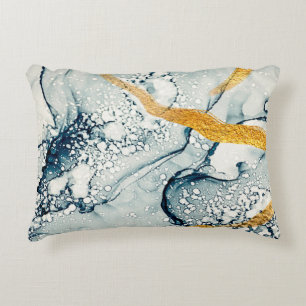 Unique creativity. Art&Gold. Inspired by the Sky. Decorative Cushion