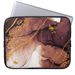 Unique creativity. Art&Gold. Inspired by the Sky.  Laptop Sleeve