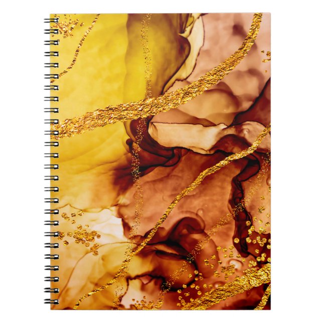 Unique creativity. Art&Gold. Inspired by the Sky.  Notebook (Front)
