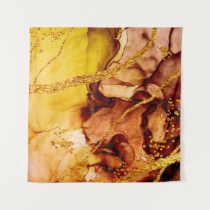 Unique creativity. Art&Gold. Inspired by the Sky. Tapestry