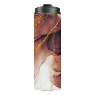Unique creativity. Art&Gold. Inspired by the Sky.  Thermal Tumbler