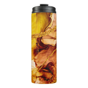 Unique creativity. Art&Gold. Inspired by the Sky. Thermal Tumbler