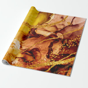 Unique creativity. Art&Gold. Inspired by the Sky. Wrapping Paper