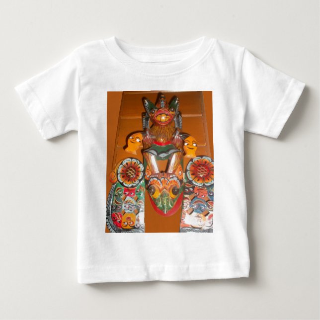 Unique Cultural Art - Sri Lankan/Indonesian Design Baby T-Shirt (Front)