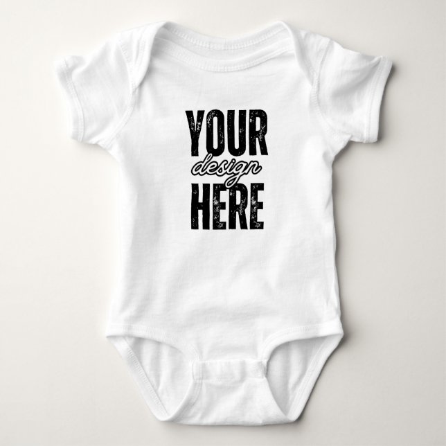Unique Custom Baby Bodysuit Gift - Design Your Own (Front)