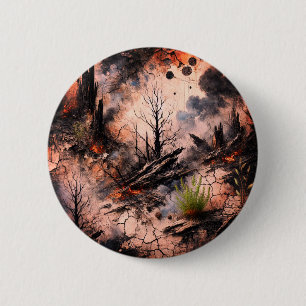 Unique Custom Button with Artistic Design
