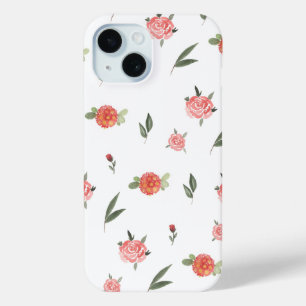 Unique Custom Floral Photo iPhone 15 Case