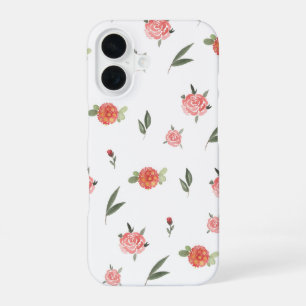 Unique Custom Floral Photo iPhone 16 Case
