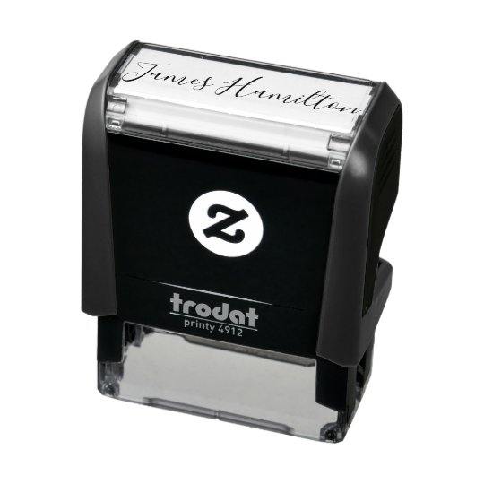 Unique Custom Signature personalised Self-inking Stamp