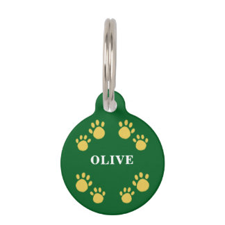 Unique Customizeable, Paws Pet Tag