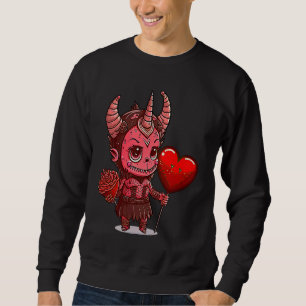 Unique Cute Devilcore Devil Core Valentines Day  2 Sweatshirt