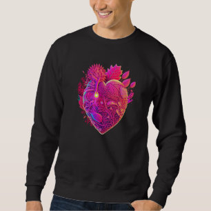 Unique Cute Hyper maximalist Realism Valentines Da Sweatshirt