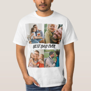 Unique Cute Modern Birthday Best Dad T-Shirt