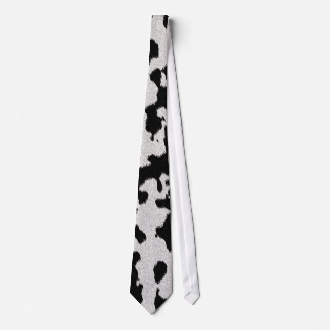 Unique Dalmatian Fur Tie (Front)