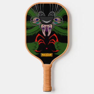 Unique Dark Art Monster Baby Bodysuit Pickleball Paddle