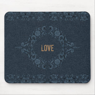 Unique Denim - Jeans Abstract Style Mouse Pad