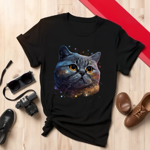 Unique Design for Cute Colourful Cat Lovers T-Shirt