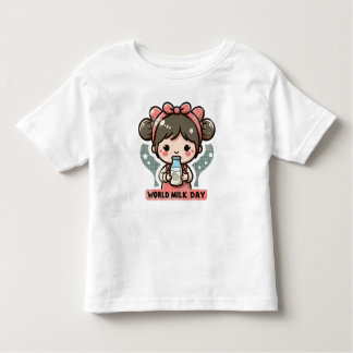 Unique Design for World Milk Day Toddler T-Shirt