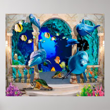 Unique design of under the sea & underwater world
