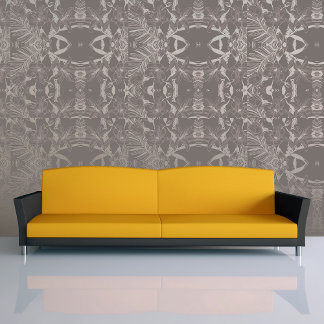 Unique Design! Seamless Lily Floral Peel and Stick Wallpaper