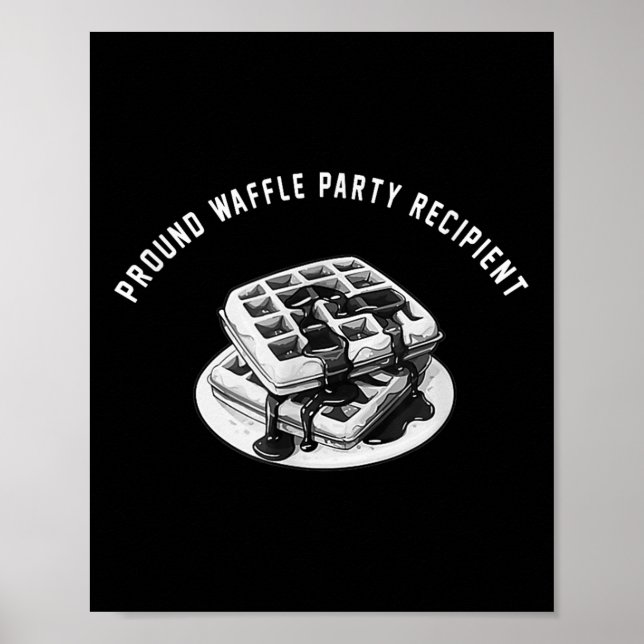 Unique Design Severance Waffle Party Recipient For Poster (Front)