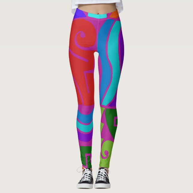 Unique Designer Leggings (Front)