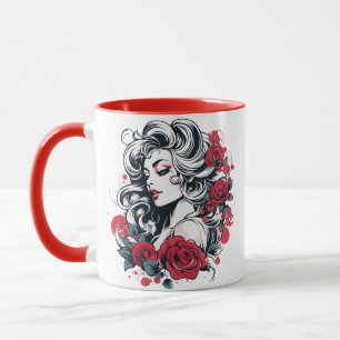 Unique Designer Two-Toned Mug