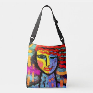 Unique Digital Painting Crossbody Bag