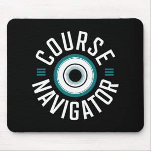 Unique Disc Golf Course Navigator Design For Enthu Mouse Pad