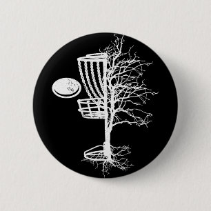 Unique Disc Golf Gift Tree Disc Frisbees Cool Disc 6 Cm Round Badge