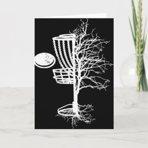 Unique Disc Golf Gift Tree Disc Frisbees Cool Disc Card