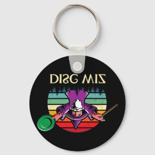 Unique Disc Golf Player Gift Frisbees Golfer Cool  Key Ring