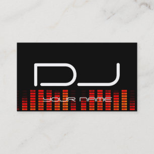 Unique DJ Business Card