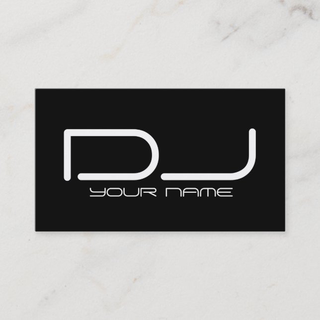 Unique DJ Business Card (Front)