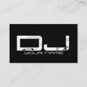 Unique DJ Business Card