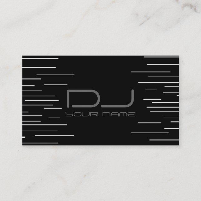 Unique DJ Business Card (Front)