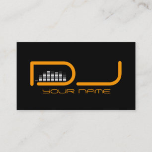 Unique DJ Business Card