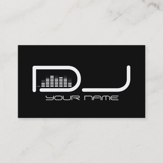 Unique DJ Business Card (Front)
