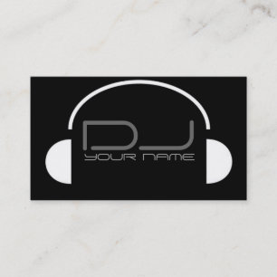Unique DJ Business Card