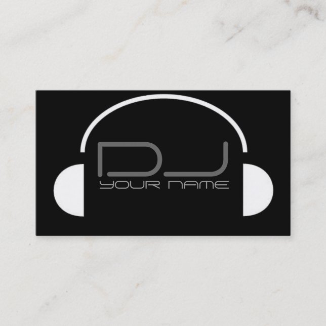 Unique DJ Business Card (Front)