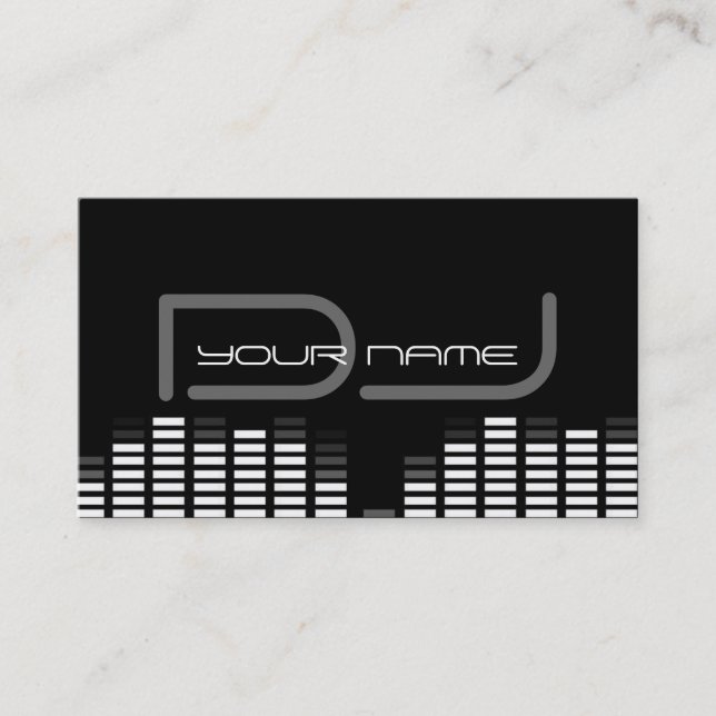 Unique DJ Business Card (Front)