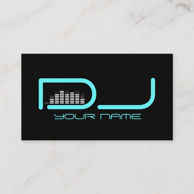 Unique DJ Business Card (Front)