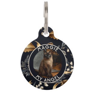 Unique Dog Lover Present Xmas Print Pet Tag