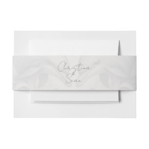 Unique Dolphin Themed Wedding Invitation Belly Band
