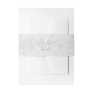Unique Dolphin Themed Wedding Invitation Belly Band