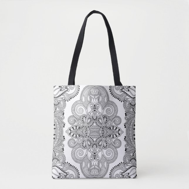 Unique Doodle 2 Tote Bag (Front)