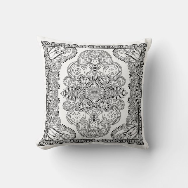 Unique Doodle Cushion (Front)