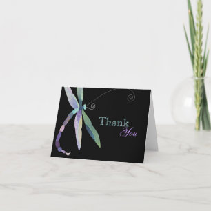 Unique Dragonfly Business Thank You Card