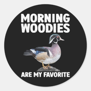 Unique Duck Hunting Art For Men Women Hunter Duck  Classic Round Sticker