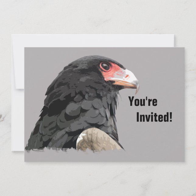 Unique Eagle Invitation (Front)